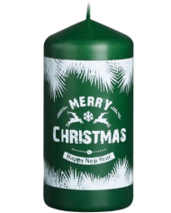 Αρωματικό Κερί Κορμός bolsius XMAS - Merry Christmas