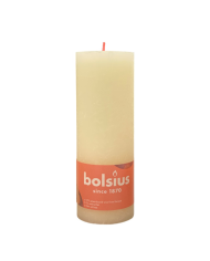Ρουστίκ Κερί 190/68mm Bolsius -Soft Pearl