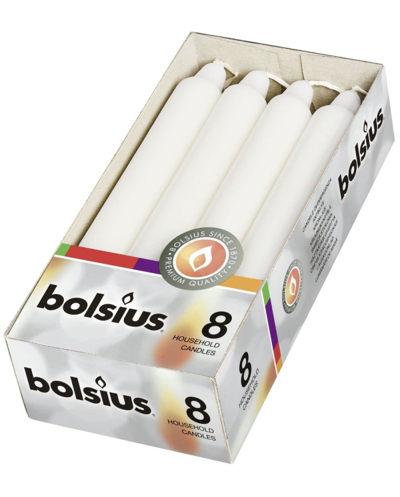 Σπαρματσέτο κοντό bolsius -Λευκό