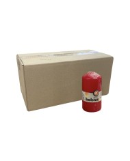 Κερί Κορμός Bolsius 130/68mm-Κόκκινο(Κιβώτιο-8τμχ)