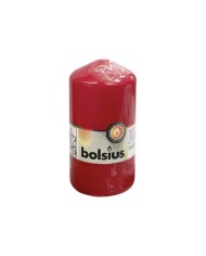 Κερί Κορμός Bolsius 130/68mm-Κόκκινο(Κιβώτιο-8τμχ)