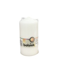 Κερί Κορμός Bolsius 150/78mm-Λευκό(Κιβώτιο-8τμχ)