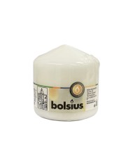 Κερί Κορμός Bolsius 100/98mm-Λευκό(Κιβώτιο-8τμχ)