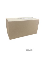 Κερί Κορμός Bolsius 200/98mm-Λευκό(Κιβώτιο-8τμχ)