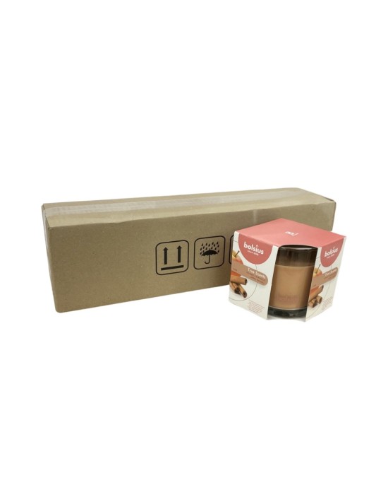 Αρωματικό Κερί Σε Ποτήρι 95/95mm Bolsius True Scents -Μήλο Κανέλα(Κιβώτιο-4τμχ)