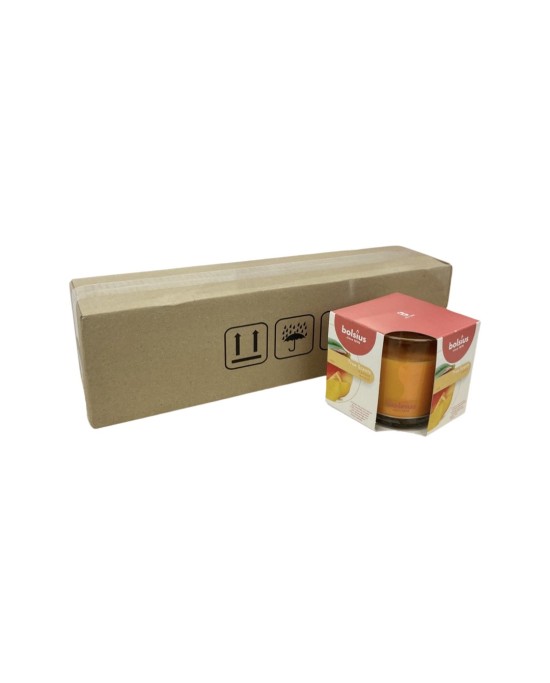 Αρωματικό Κερί Σε Ποτήρι 95/95mm Bolsius True Scents -Μάνγκο(Κιβώτιο-4τμχ)