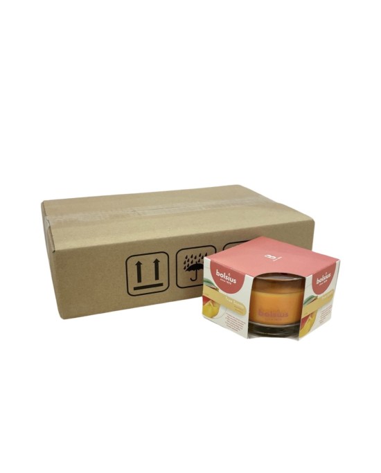 Αρωματικό Κερί Σε Ποτήρι 63/90mm Bolsius True Scents -Μάνγκο(Κιβώτιο-6τμχ)
