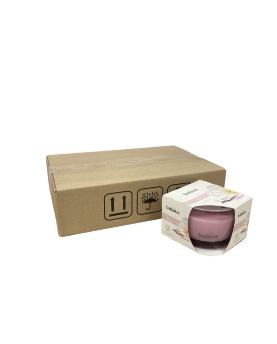 Αρωματικό Κερί Σε Ποτήρι 63/90mm Bolsius True Scents -Μανώλια(Κιβώτιο-6τμχ)