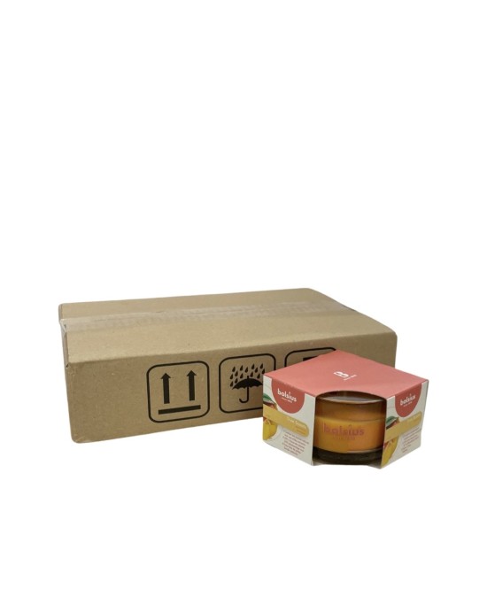 Αρωματικό Κερί Σε Ποτήρι 50/80mm Bolsius True Scents -Μάνγκο(Κιβώτιο-6τμχ)
