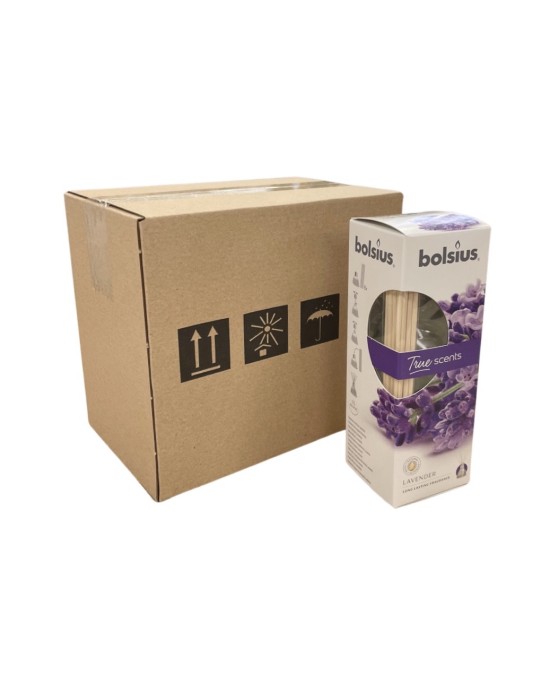 Αρωματιστής Χώρου 45ml Bolsius True Scents (alcohol free) - Λεβάντα(Κιβώτιο-6τμχ)