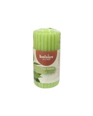 Αρωματικό Κερί Κορμός Bolsius True Scents 120/60mm-Πράσινο Τσάι(Κιβώτιο-6τμχ)