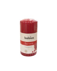 Αρωματικό Κερί Κορμός Bolsius True Scents 120/60mm-Ρόδι (Κιβώτιο-6τμχ)
