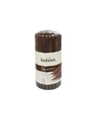 Αρωματικό Κερί Κορμός Bolsius True Scents 120/60mm-Σανδαλόξυλο (Κιβώτιο-6τμχ)