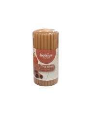 Αρωματικό Κερί Κορμός Bolsius True Scents 120/60mm-Μήλο Κανέλα (Κιβώτιο-6τμχ)