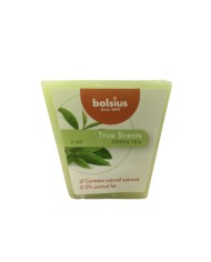 Αρωματικό Κεράκι Τετράγωνο 48/48mm Bolsius True Scents -Πράσινο Τσάι (Κιβώτιο-24τμχ)