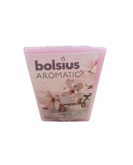 Αρωματικό Κεράκι Τετράγωνο 48/48mm Bolsius True Scents -Μανώλια (Κιβώτιο-24τμχ)