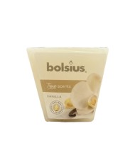 Αρωματικό Κεράκι Τετράγωνο 48/48mm Bolsius True Scents -Βανίλια (Κιβώτιο-24τμχ)