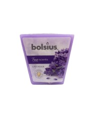 Αρωματικό Κεράκι Τετράγωνο 48/48mm Bolsius True Scents -Λεβάντα (Κιβώτιο-24τμχ)