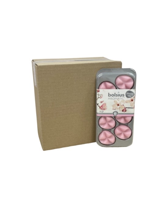 Waxmelts Aromatic Bolsius 8άδα - Μανώλια (Κιβώτιο-8τμχ)