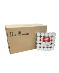 Ρεσώ 50άδα Prices Candles 4 ωρών-Λευκό (Κιβώτιο-16τμχ)